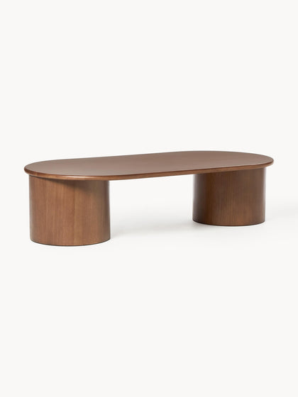 Westwing Collection Ovaler Couchtisch Didi aus Eichenholz Saisonale Angebote