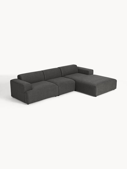 Westwing Collection Ecksofa Melva (4-Sitzer) Begrenzte Freigabe