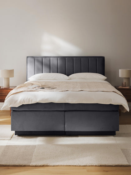Westwing Collection Boxspringbett Livia mit Stauraum Nur für heute