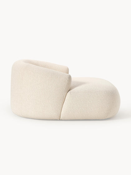 Westwing Collection XL Bouclé-Loungesessel Sofia Kostenloser Versand international