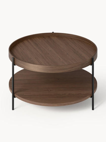 Westwing Collection Runder Holz-Couchtisch Renee Speichern exportieren