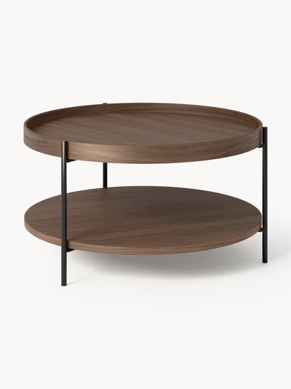 Westwing Collection Runder Holz-Couchtisch Renee Speichern exportieren