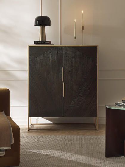 Westwing Collection Highboard Harry aus Mangoholz Online
