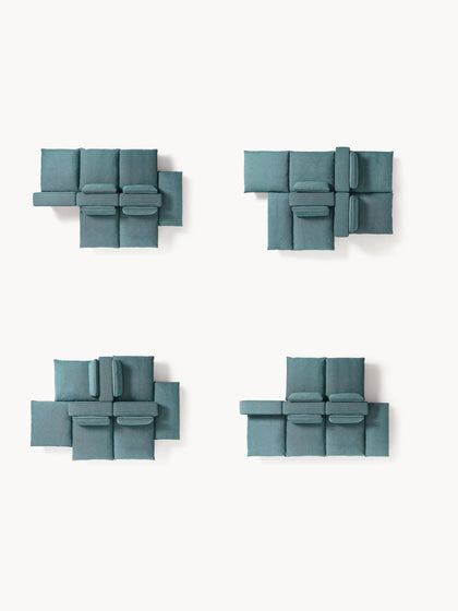 Westwing Collection Modulare XL-Wohnlandschaft Felix Auslauf