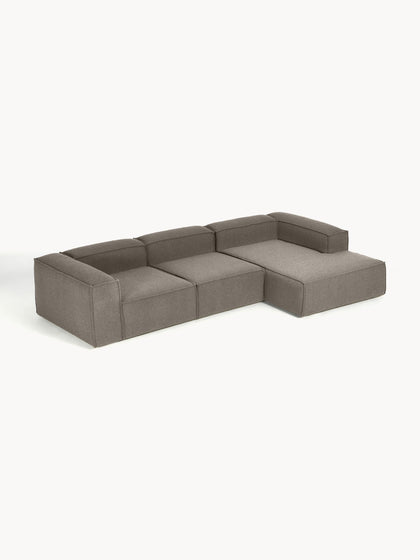 Westwing Collection Modulares Ecksofa Lennon aus Bouclé Günstig kaufen