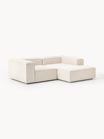 Westwing Collection Modulares Ecksofa Lennon aus Leinen-Mix Black Friday