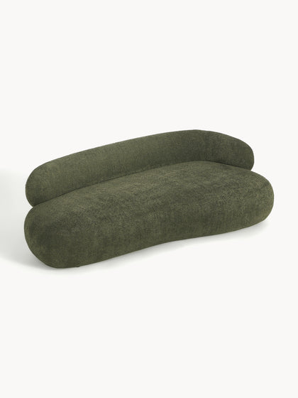 Westwing Collection Sofa Alba (3-Sitzer) aus Teddy-Bouclé Cyber Monday