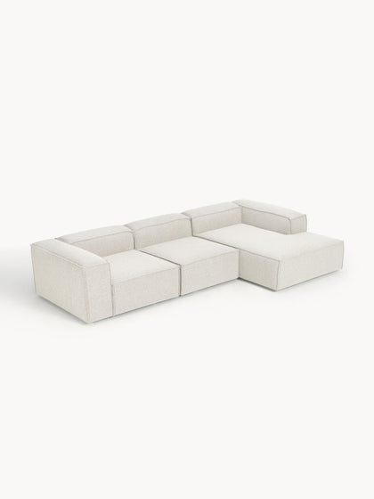 Westwing Collection Modulares Ecksofa Lennon aus Bouclé Letzte 2 Tage