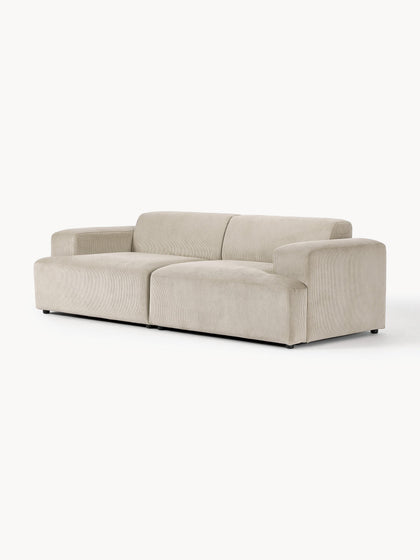 Westwing Collection Cord-Sofa Melva (3-Sitzer) Nur für heute