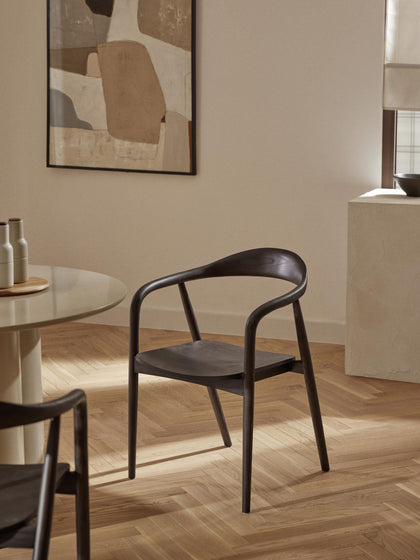 Westwing Collection Holz-Armlehnstuhl Angelina Fabrikladen