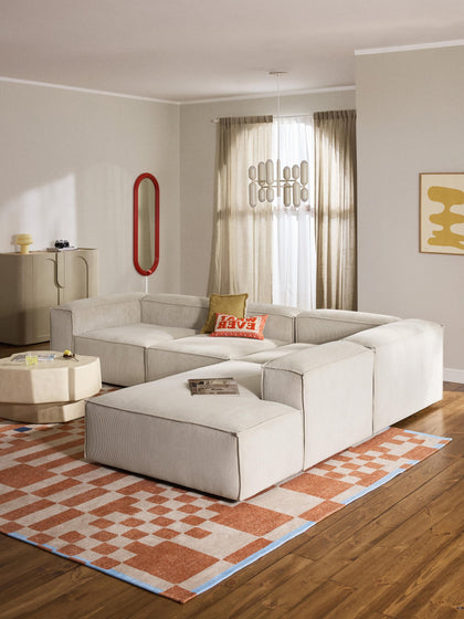 Westwing Collection Modulares XL-Ecksofa Lennon aus Cord Speichern exportieren