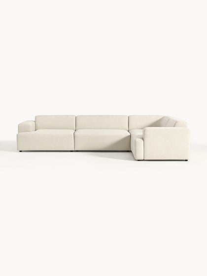 Westwing Collection Großes Ecksofa Melva (4-Sitzer) Black Friday Preise
