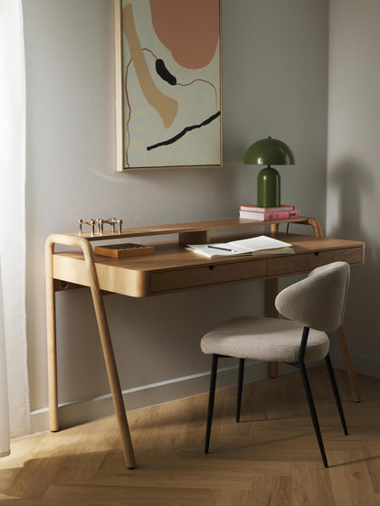 Westwing Collection Schreibtisch Evrak mit Schubladen im Angebot