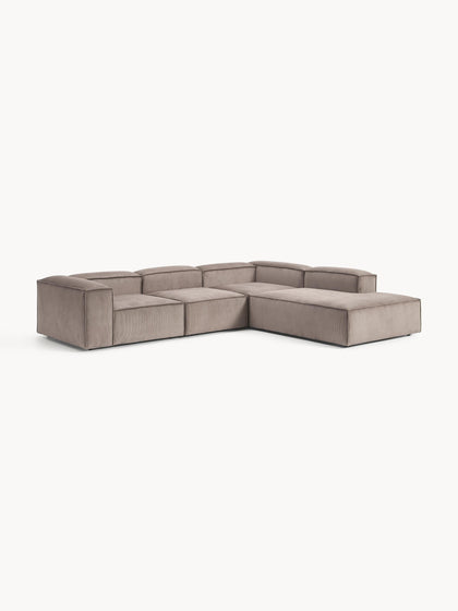 Westwing Collection Modulares XL-Ecksofa Lennon aus Cord Fabrikpreis
