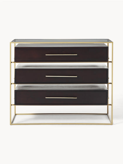 Westwing Collection Kommode Lyle aus Mangoholz Begrenztes Angebot