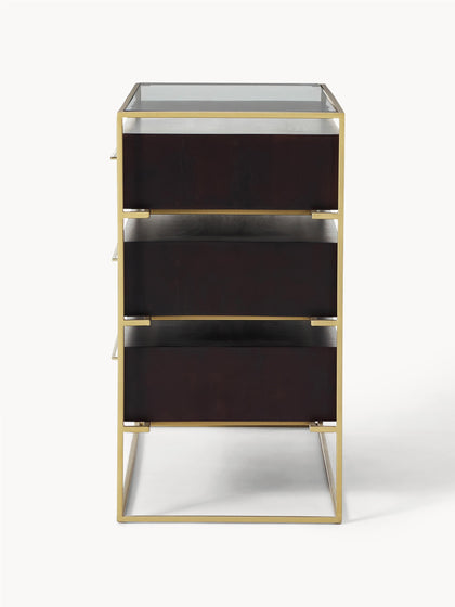 Westwing Collection Kommode Lyle aus Mangoholz Begrenztes Angebot