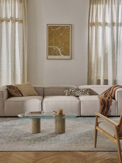 Westwing Collection Modulares Sofa Lennon (4-Sitzer) Black Friday