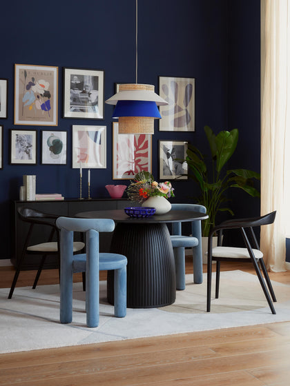 Westwing Collection Samt-Polsterstuhl Calan Cyber Monday