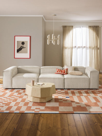 Westwing Collection Modulares Sofa Lennon (4-Sitzer) aus Cord Letzter Tag