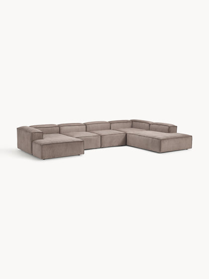 Westwing Collection Modulare Wohnlandschaft Lennon aus Cord Clearance-Verkauf