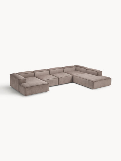 Westwing Collection Modulare Wohnlandschaft Lennon aus Cord Clearance-Verkauf