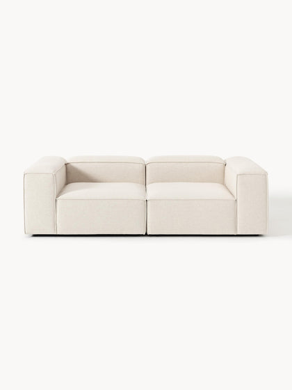 Westwing Collection Modulares Sofa Lennon (3-Sitzer) aus Leinen-Mix