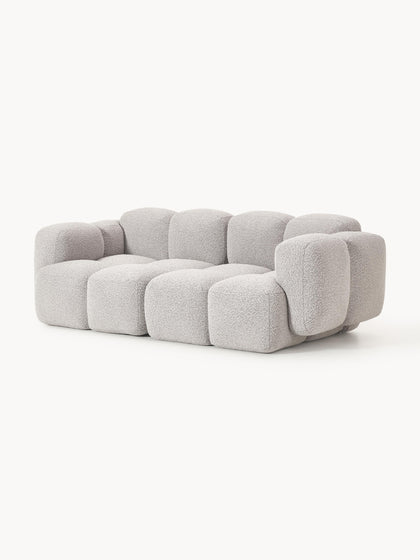 Westwing Collection Modulares Sofa Tayla (3-Sitzer) aus Bouclé Blitzverkäufe