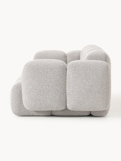 Westwing Collection Modulares Sofa Tayla (3-Sitzer) aus Bouclé Blitzverkäufe
