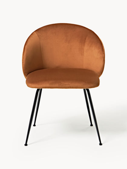 Westwing Collection Samt-Polsterstühle Luisa 2 Stück Saisonale Angebote