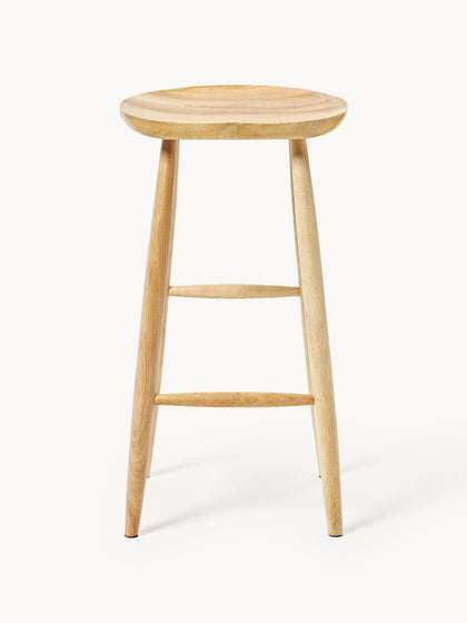 Westwing Collection Barhocker Nino aus Mangoholz Bis zu 50% Rabatt