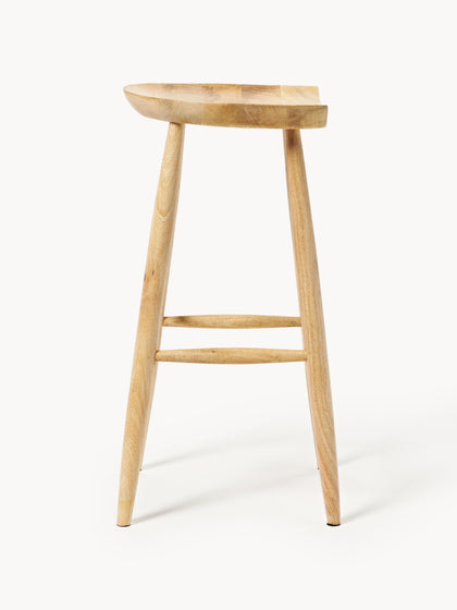 Westwing Collection Barhocker Nino aus Mangoholz Bis zu 50% Rabatt