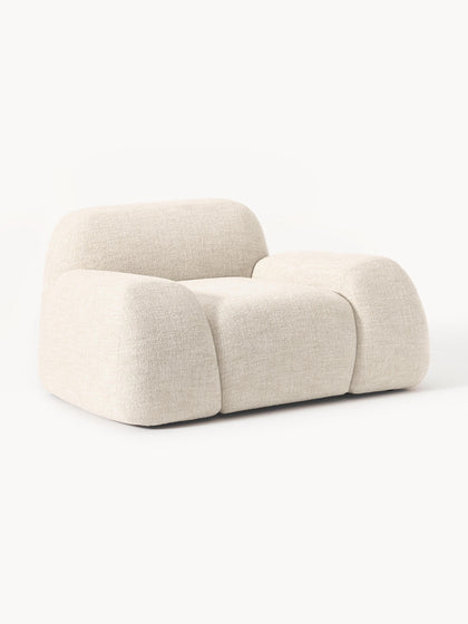Westwing Collection Loungesessel Wolke aus Bouclé
