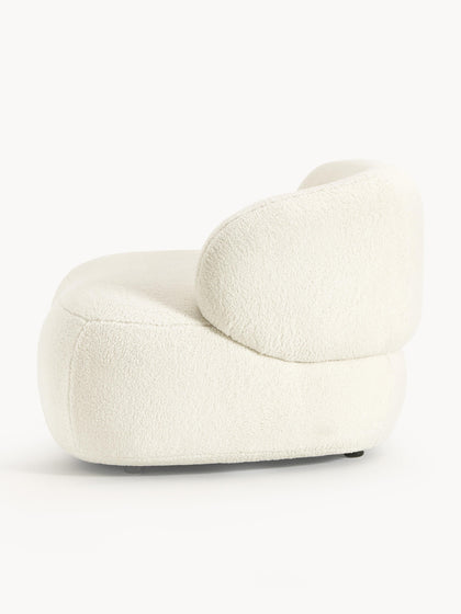 Westwing Collection Loungesessel Alba aus Teddyfell Super Rabatt
