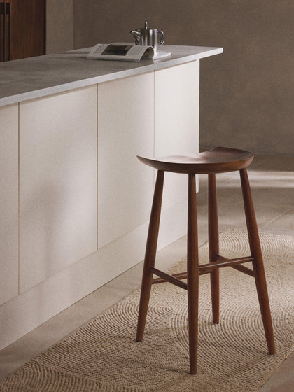Westwing Collection Barhocker Nino aus Mangoholz Black Friday Preise