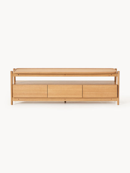 Westwing Collection Holz-Lowboard Libby Im Verkauf
