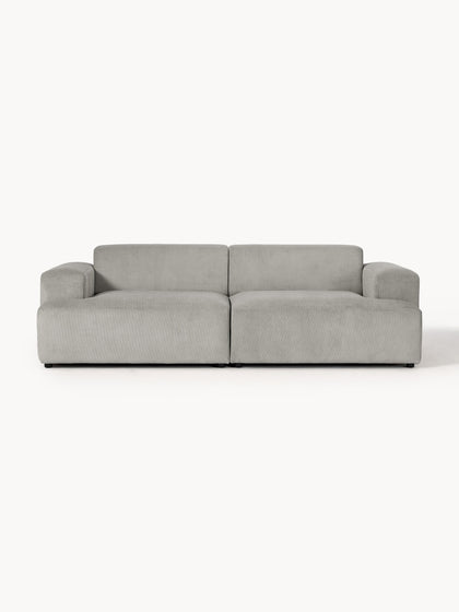 Westwing Collection Cord-Sofa Melva (3-Sitzer) zollfrei