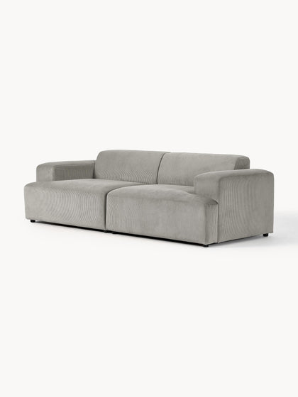 Westwing Collection Cord-Sofa Melva (3-Sitzer) zollfrei