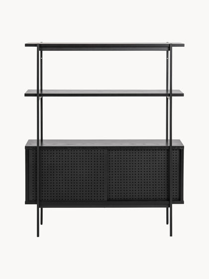 Westwing Collection Regal Angus mit Schiebetüren 50% Rabatt für begrenzte Zeit