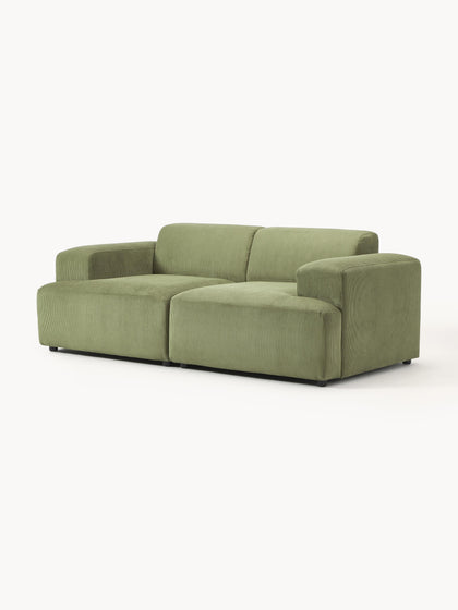 Westwing Collection Cord-Sofa Melva (2-Sitzer) Outlet