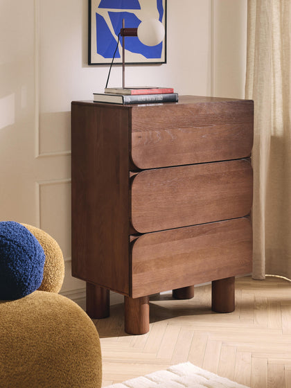 Westwing Collection Kommode Cadi aus Eichenholz Angebote