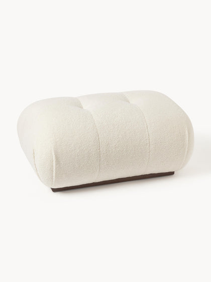 Westwing Collection Teddy-Polsterhocker Stanley Limitierter Zeitrabatt