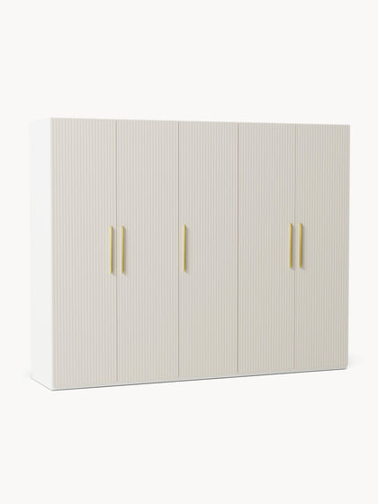 Westwing Collection Modularer Drehtürenschrank Simone 250 cm Breite mehrere Varianten Großer Ausverkauf