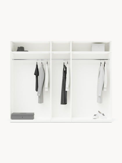Westwing Collection Modularer Drehtürenschrank Simone 250 cm Breite mehrere Varianten Großer Ausverkauf