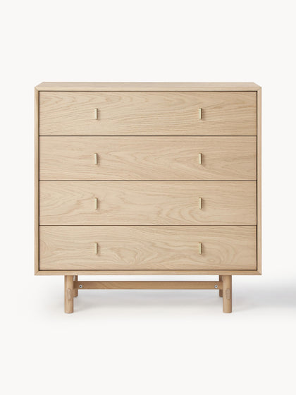 Westwing Collection Kommode Diana aus Eichenholz Flash Sale