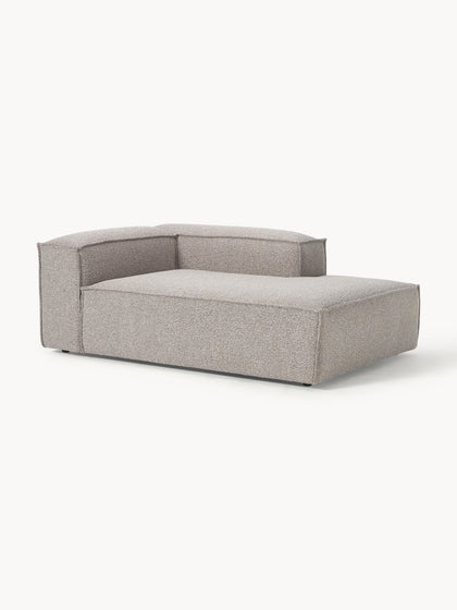 Westwing Collection Ottomane-Eckmodul Lennon aus Bouclé Begrenztes Angebot