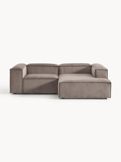 Westwing Collection Modulares Ecksofa Lennon aus Cord Exklusivangebot