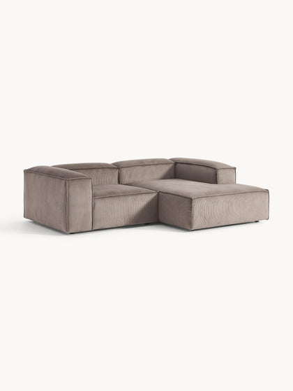 Westwing Collection Modulares Ecksofa Lennon aus Cord Exklusivangebot
