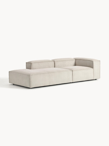 Westwing Collection Modulare Ottomane Lennon aus Cord Black Friday