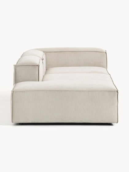 Westwing Collection Modulare Ottomane Lennon aus Cord Black Friday