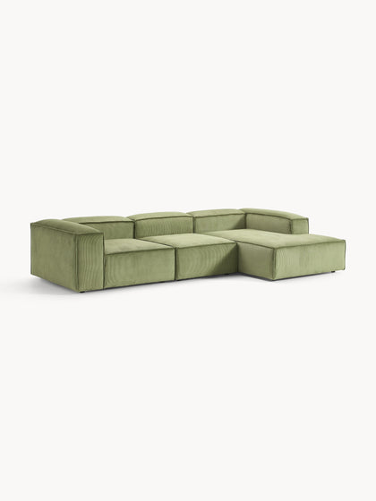 Westwing Collection Modulares Ecksofa Lennon aus Cord Neueste Mode